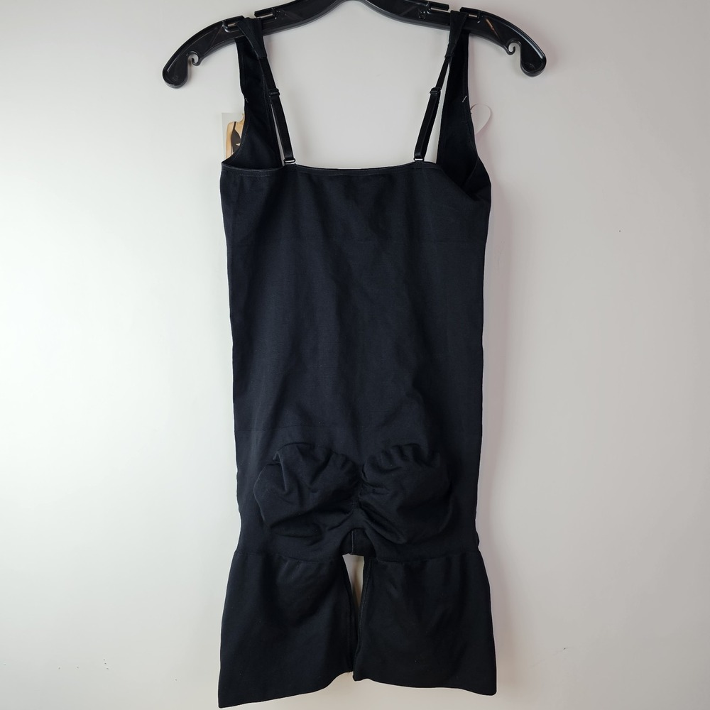 Spanx NWT Shapewear Thinstincts Open-Bust Bodysuit Very Black 1X - Picture 5 of 7